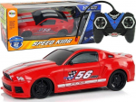 Lean Cars Nuotoliniu būdu valdomas sportinis automobilis 1:24 raudonas