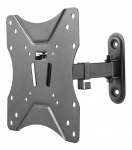 Pilno judesio sieninis laikiklis DELTACO OFFICE pazykmas, pasukamas, 23"-42", 25kg, 75x75-200x200, juodas / ARM-0252