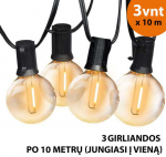 Tonro Lauko girlianda (LED lemputės) 30 m Elegance