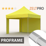 Prekybinė Palapinė 2x2 Geltona Zeltpro PROFRAME
