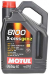 Alyva MOTUL 8100 X-cess gen2 5W40 4ltr (109775)