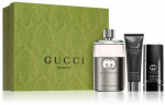 Gucci Guilty rinkinys vyrams (EDT, 90 ml + dezodorantas, 75 ml + du&scaron;o želė, 50 ml)