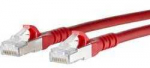 METZ CONNECT jungiamasis kabelis Cat.6A AWG 26 0,5 m raudonas
