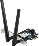 ASUS PCE-AXE5400 PCI-E tinklo adapteris AXE5400 trijų dažnių juostų, 2 i&scaron;orinės antenos
