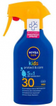 Nivea Sun Kids Protect & Care Sun Pur&scaron;kiklis 5 in 1 Sun Losjonas kūnui