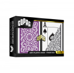 Copag 1546 Elite Poker size Jumbo index žaidimo kortos dviguba kaladė (violetinė/pilka)