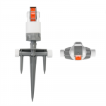 Įsmeigiamas laistomasis purk&scaron;tuvas Bradas Baltas LINE, 6 funkcijų