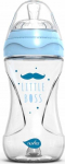 Nuvita Nuvita, Anti-colic mėlynas stiklinis buteliukas, 240ml