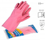 Guminės rožinės latekso pir&scaron;tinės LATEX TIMOS - M - 12 porų