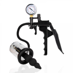 Ouch By Shots Shots Manual Rosing Pump Juodas - Adjustable Suction System, 3 Attachments