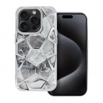 Fusion Accessories Fusion Twinki silikoninis dėklas Apple iPhone 16 sidabrinis