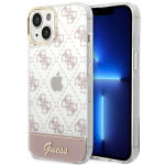Dėklas Guess GUHCP14MHG4MHP iPhone 14 Plus | 15 Plus 6.7" rožinis|pink hardcase 4G Pattern Script