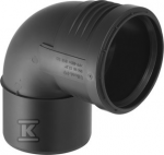 Geberit KOLANO SILENT-PP HT 90/87.5 SANIT.Juoda