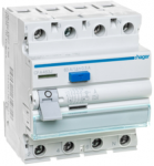 Hager Polo Hager diferencinis srovės perjungiklis 4P 63A 0.3A A tipo (CFA463J)