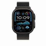 Apple Milano stiliaus apyrankė, skirta &bdquo;Watch Ultra 49mm&ldquo; titano juodumo laikrodžiui (S)
