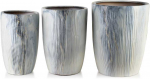 Mondex Since 1986 NEVA MARBLE KOMPLET 3 DONICZEK 37x37x47/30x30x43/24x24x40cm