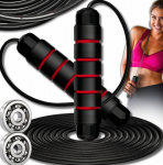 &Scaron;okdynė su guoliais, 280cm, juoda, reguliuojamas ilgis