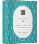 Rituals The Ritual Of Karma &Scaron;ampūnas & Body Bar kietasis &scaron;ampūnas ir kūno prausiklis, 100 g