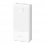 Powerbank Dudao K10Pro 2.4A 20000mAh 2 x USB-A - baltos spalvos