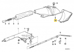 Bmw E34 Kairysis Led Galios &Scaron;viesos AHL Originalus 63115A783F3