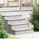 Laiptų danga 5 pcs Sidabro 60 x 18 x 2,5 cm Aliuminis