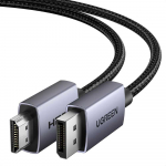 Kabelis DisplayPort (DP) ki&scaron;tukas - HDMI ki&scaron;tukas vienpusis 4K@30Hz 1m juodas DP125 UGREEN