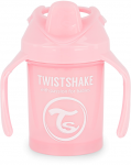 Twistshake puodelis mini rožinis nuo 4mėn 230 ml 78267