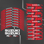 SUZUKI SV650 motociklo ratlankių lipdukų rinkinys