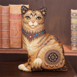 Panna Klart Siuvinėjimo kryželiu rinkinys &bdquo;Pagalvės katinas&ldquo; 34,5&times;46,5 cm