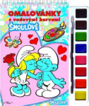 Rappa Coloring book with paints and a brush Smurfs
