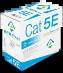 F/UTP 5e kat. kabelis, duomenų perdavimo, LSOH, Dca 4x2x24 AWG, 1Gb/s, 250 MHz, 25 metų garantija, sertifikuotas INTERTEK ETL, pilkas, 305 m - ALANTEC