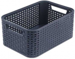 Daiktadėžė CURVER STYLE, 18 l, pilka, 38&times;28&times;17 cm