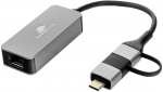 Spacetronik Karta LAN 2.5Gbps adapter USB-C USB 3.0 na RJ45