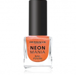 Dermacol &bdquo;Neon Mania&ldquo; nagų lakas 2, oranžinis &scaron;vytėjimas, 5 ml