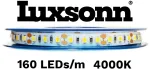 20W/m LED juosta LUXSONN, DC 24V, 160 LED/m, 4000K, BRIDGELUX diodai, 5m ritė