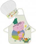 Peppa Pig Shake vaiki&scaron;ka prijuostė, 2 dalių rinkinys