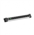 BACHMANN CONNECTUS 9xCEE7/3, 1xjungiklis 2.0m CEE7/7 lizdas