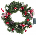 Kalėdinis vainikas su LED, 40 cm