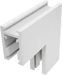 Pavir&scaron;inio magnetinės sistemos ZAMBELIS MAGNETIC 5MM bėgelio vertikalus kampinis sujungimas, matinės baltos sp., 2512-W