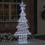 Kalėdų eglutė su 240 LED &Scaron;alta balta 180 cm Akrilas