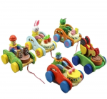 Magy Tempiamas medinis žaislas su būgnu