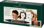 Faber-Castell &ndash; Indijos ra&scaron;alo PAP dvigubo žymeklio portretas (5 vnt.) (162009)