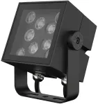 18W LED lauko &scaron;viestuvas - prožektorius FLOODLIGHT SQUARE, juodas, 4000K, 30&deg;, IP66