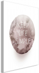 Paveikslas - Keep Life Simple (1 Part) Vertical