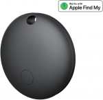 Telforceone Setty locator FindMy round TFO TAG 01 juodas + etui