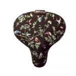 Saddle cover BASIL Wanderlust, floral-juodas