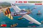 Miniart P-47N-1RE Thunderbolt lėktuvas, plastikinis 1/48 rinkinys