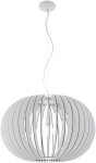 EGLO - Stellato pakabinamas &scaron;viestuvas - baltas - &Oslash;70 cm - eleganti&scaron;kas medinis dizainas