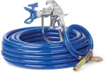 Graco GRACO Dažymo stotis Pistolet Sidabrinis PLUS + ŽARNA BLUEMAX II 15 m + Galinė antgalio dalis 0,9 m
