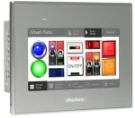 Schneider Electric 4" platus jutiklinio ekrano skydelis, 1COM, 1Ethernet, USB host&device, 24 VDC, GP-ProEX modelis